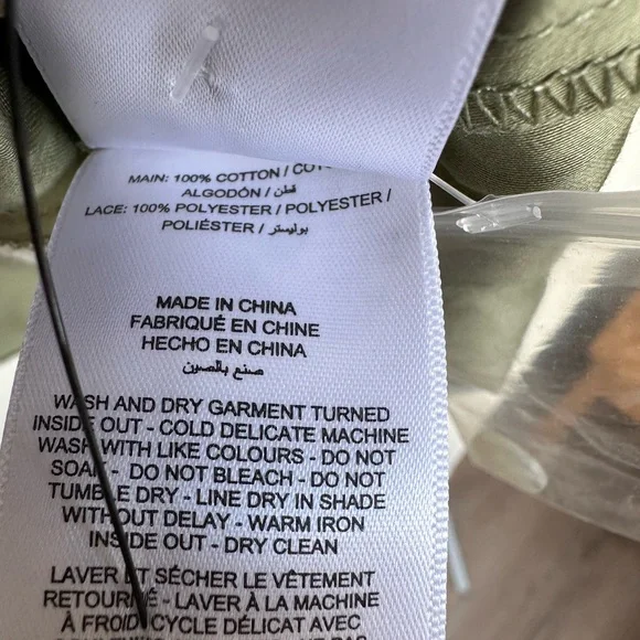 NWT Significant Other Button-Up Shirt – Eleni White Lace Detail Size 4 - Picture 6 of 6